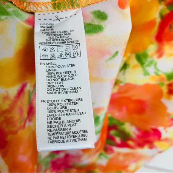 Forever 21 floral Peplum Top - Picture 7 of 8